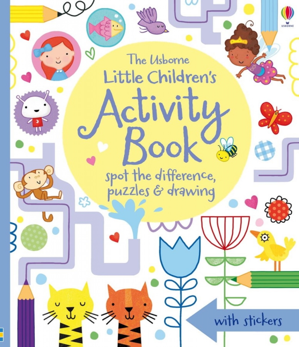 Little Children's Activity Book Spot the Difference, Puzzles and Drawing 