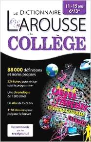 Collectif Collectif Larousse Dictionnaire du College - 6e/3e Ed 2015 *** 