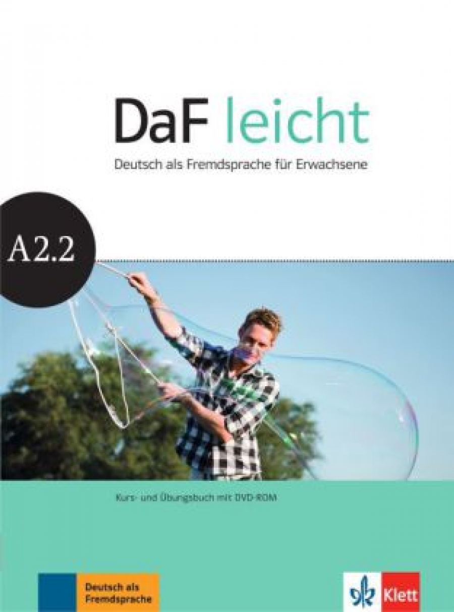 DaF leicht A2.2: Kurs- und bungsbuch (+ DVD) 