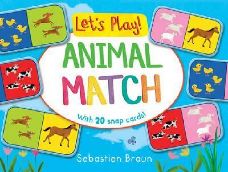Let's Play! Animal Match. Board book 