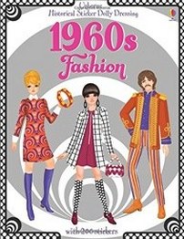 Historical Sticker Dolly Dressing 1960s Fashion 