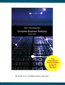 Aczel; Sounderpandian Complete Business Statistics with SCD #./ # 