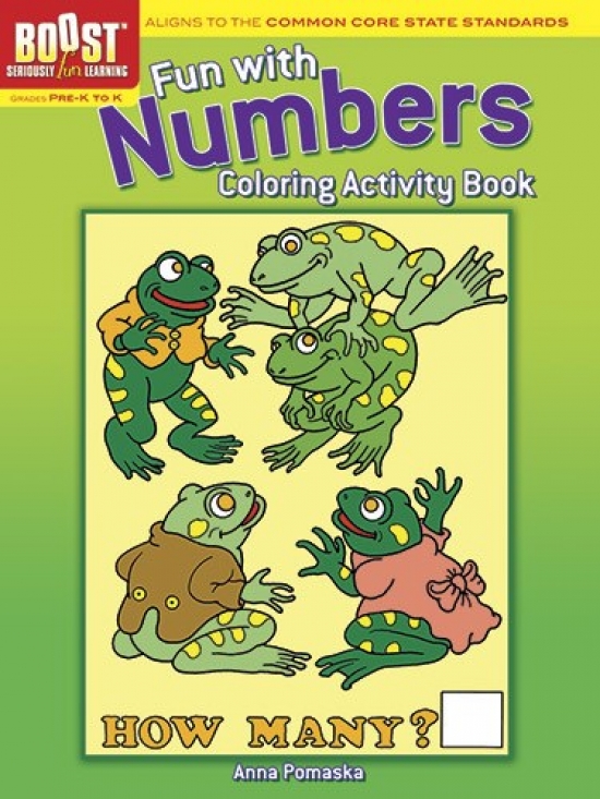Pomaska Anna Fun with Numbers. Coloring Activity Book 