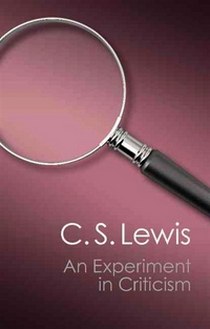 Lewis An Experiment in Criticism 