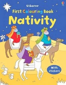 Brooks Felicity The Nativity Colouring Book with Stickers 