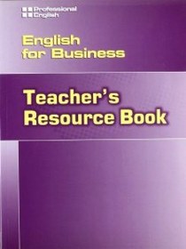 O'Brien J. Professional English: English For Business Teacher's Resource Book 
