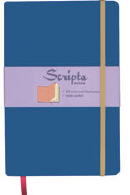 Scripta Notes. Large. Indigo. Ruled Journal 