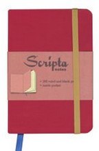 Scripta Notes. Small. Cinnabar. Ruled Journal 