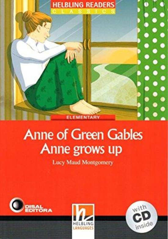 HR Red - 3 Anne of Green Gables - Anne Grows Up [with CD(x1)] - Classics 