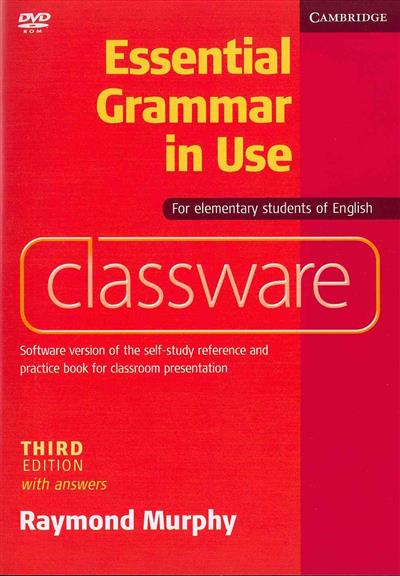 Essential Grammar in Use. Elementary 3 ed classware DVD wiht answers 
