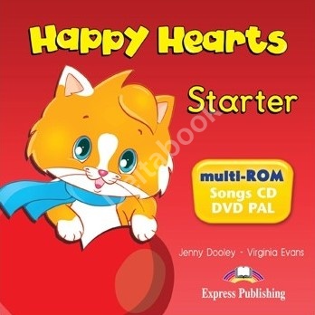 Virginia Evans, Jenny Dooley Happy Hearts Starter. Multi Rom Pal (International). CD с песнями и видео 