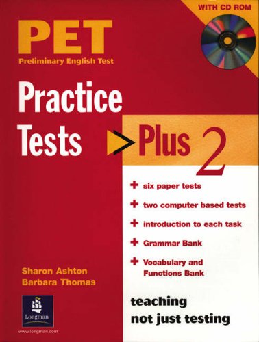 Barbara Thomas PET Practice Tests Plus 2 Students Book (without key) and CD-ROM Pack 