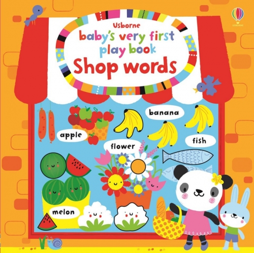 Baby's Very First Play Book. Shop Words. Board book 