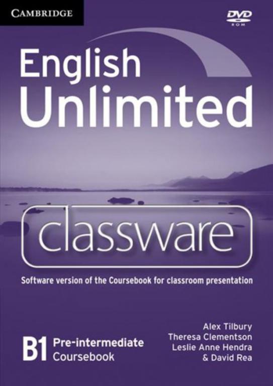Theresa Clementson, Alex Tilbury, David Rea, Leslie Hendra English Unlimited Pre-intermediate Classware DVD-ROM 