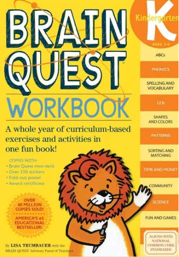 Lisa, Trumbauer Brain Quest Workbook: Kindergarten 