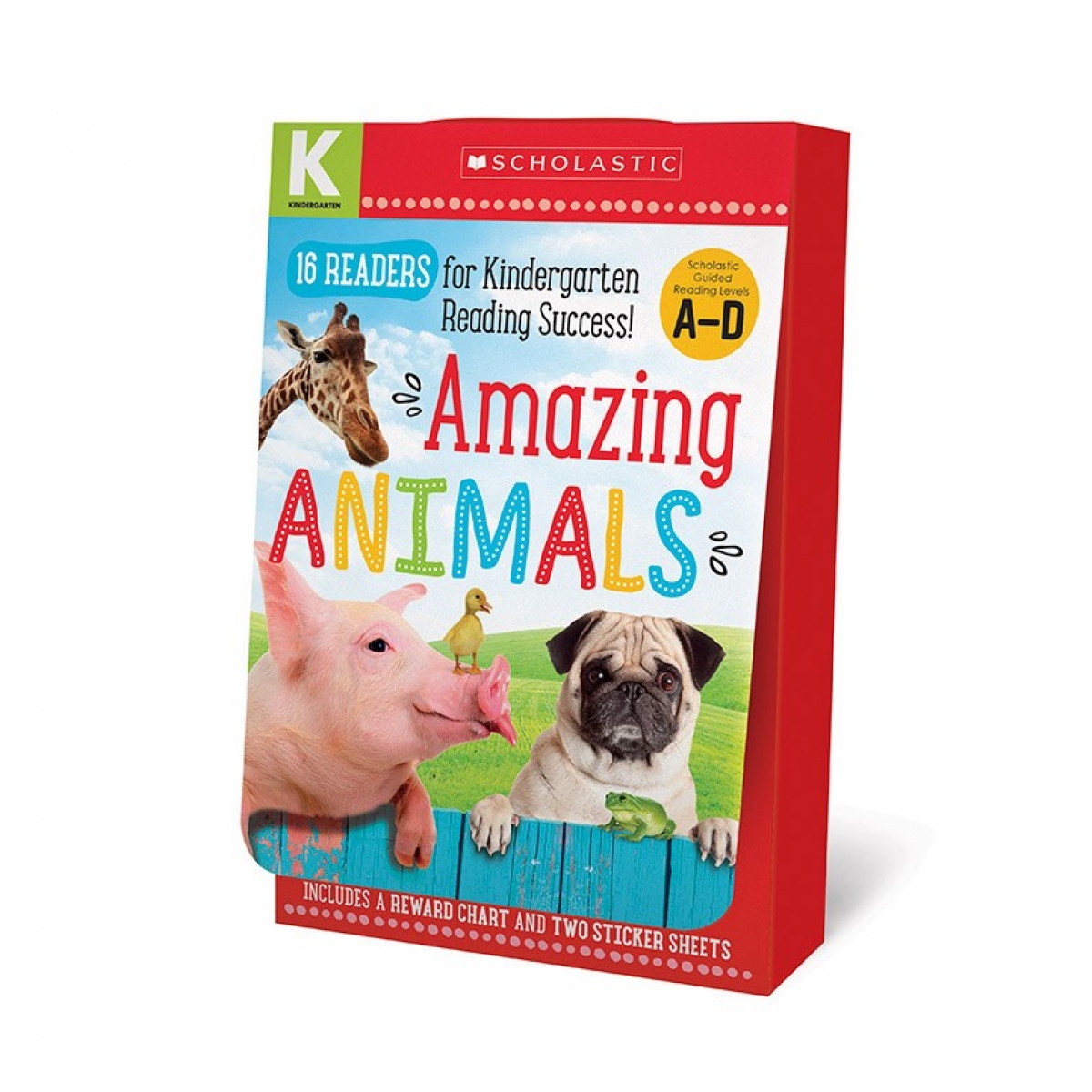 Amazing Animals Kindergarten A-D 16. Reader Box Set 