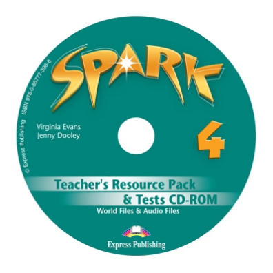 Virginia Evans, Jenny Dooley Spark 4. Teacher's resource pack & tests Cd-rom (international/monstertrackers). CD-ROM         