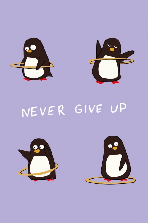 Never give up (Тетрадь) 