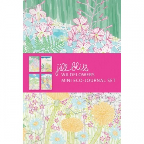 Jillbliss Wildflowers Mini Eco-journal set 