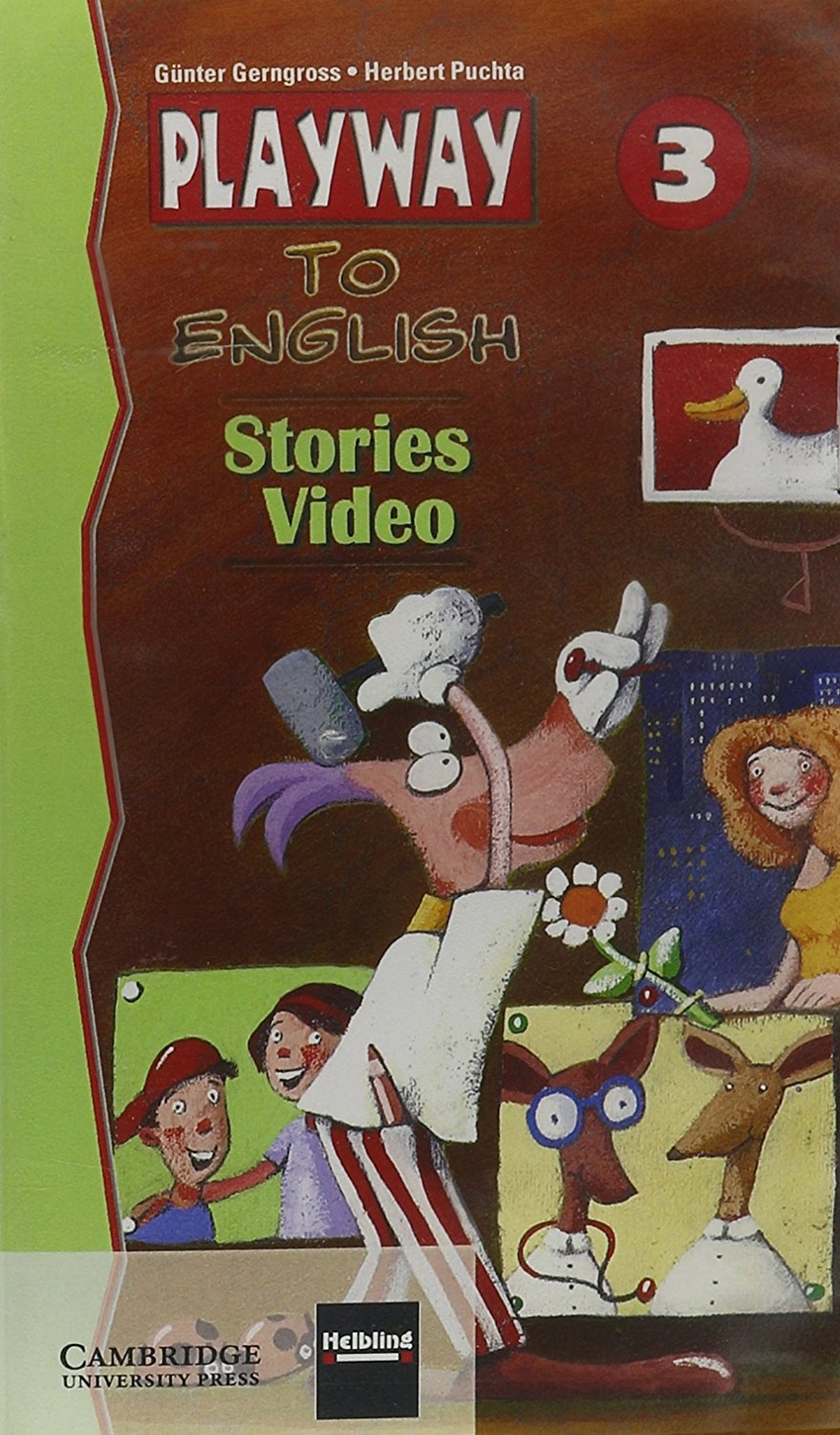 Herbert Puchta, Gunter Gerngross Видеокассета VHS. Playway to English 3 Stories Video PAL 