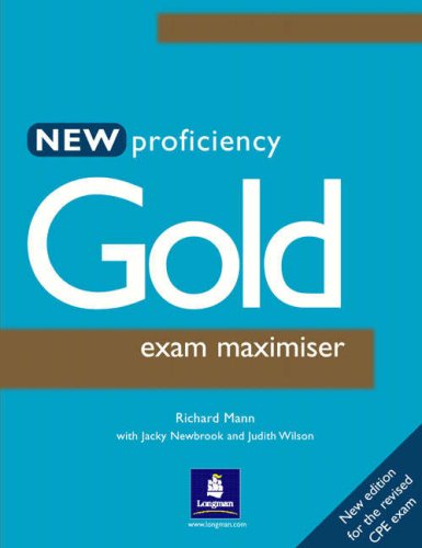 Richard Mann New Proficiency Gold Maximiser without Key 