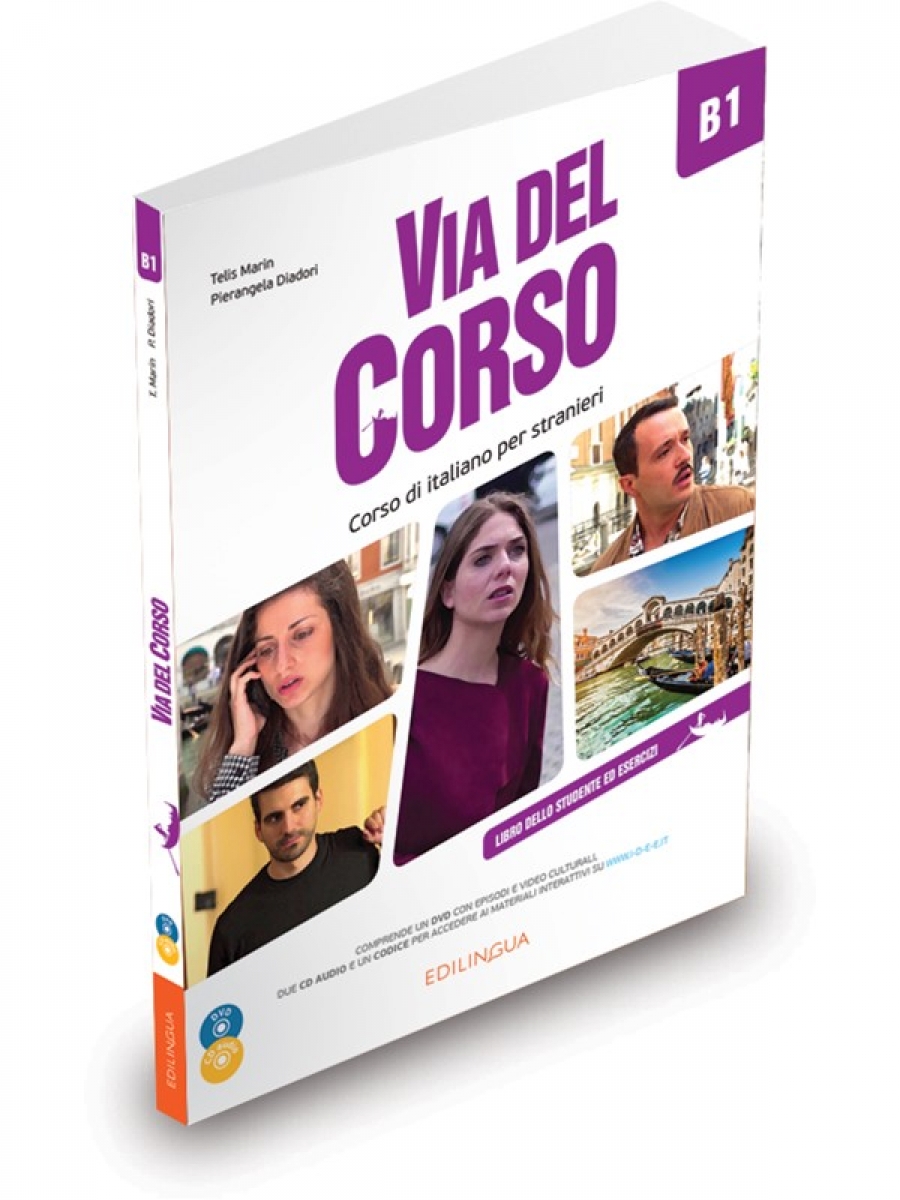 Marin T. Via del Corso B1. Libro dello studente ed esercizi + CD audio 