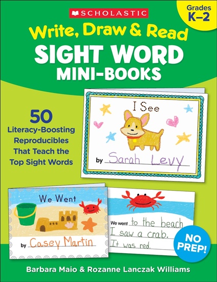 Write, Draw & Read Sight Word Mini-Books  K-2 