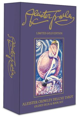 Akron & Hajo Banzhaf Crowley Gold Edition. Aleister Crowley Deluxe Tarot: Gilded Deck & Book Set 