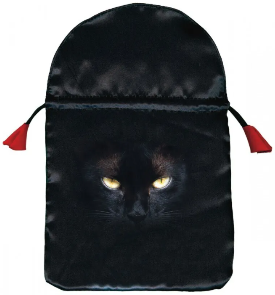 Мешочек Черная Кошка для карт таро 