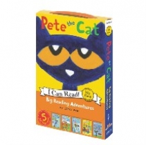 Dean James Pete the Cat: Big Reading Adventures: 5 Far-Out Books in 1 Box! 