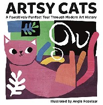 Mudpuppy Artsy Cats Board Book 