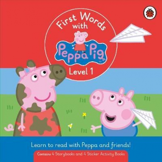 Peppa Pig First Words with Peppa Level 1 Box Set 