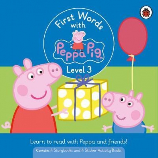 Peppa Pig First Words with Peppa Level 3 Box Set 