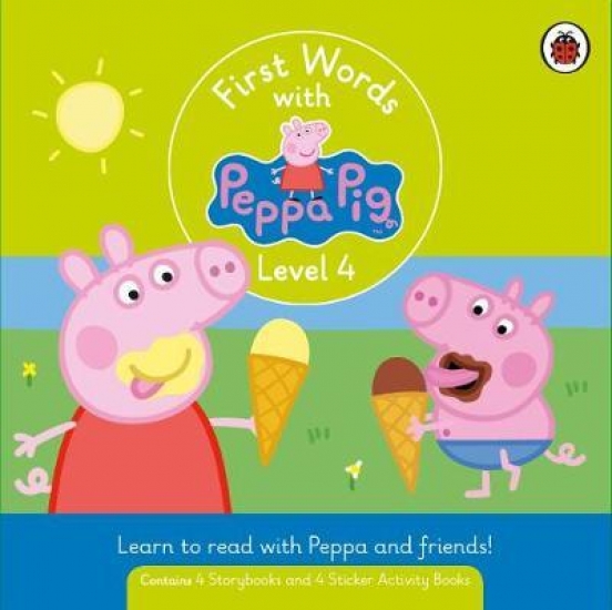 Peppa Pig First Words with Peppa Level 4 Box Set 