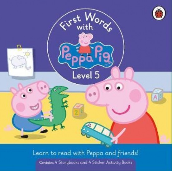 Peppa Pig First Words with Peppa Level 5 Box Set 