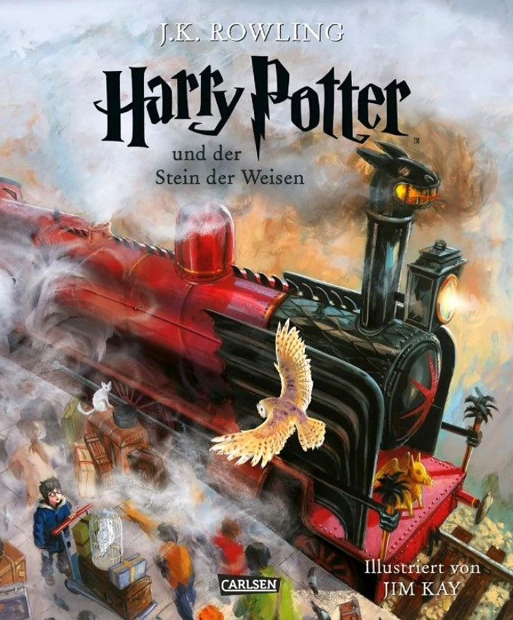Rowling Joanne Harry Potter und der Stein der Weisen (farbig illustrierte Schmuckausgabe) (Harry Potter 1) HB 