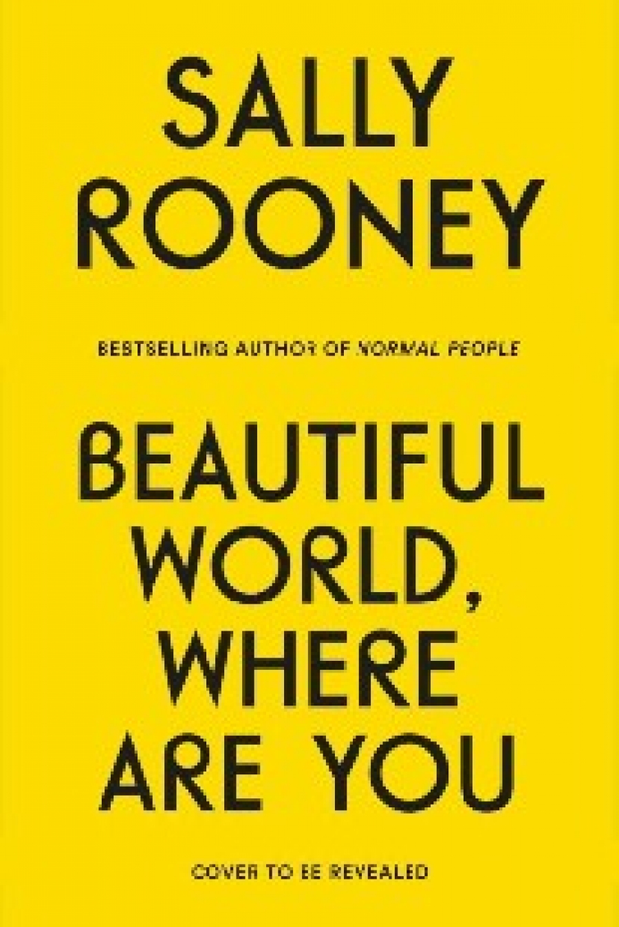 Sally, Rooney Beautiful world, where are you 