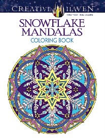 Noble Marty Creative Haven Snowflake Mandalas Coloring Book 