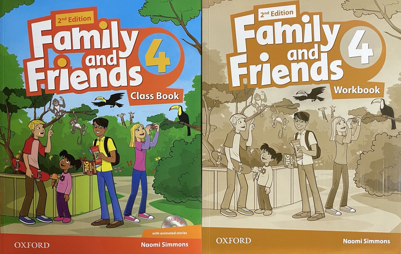 Simmons Naomi Family and Friends. Second Edition. Level 4: Class Book with MultyROM and AudioCD + Workbook.     