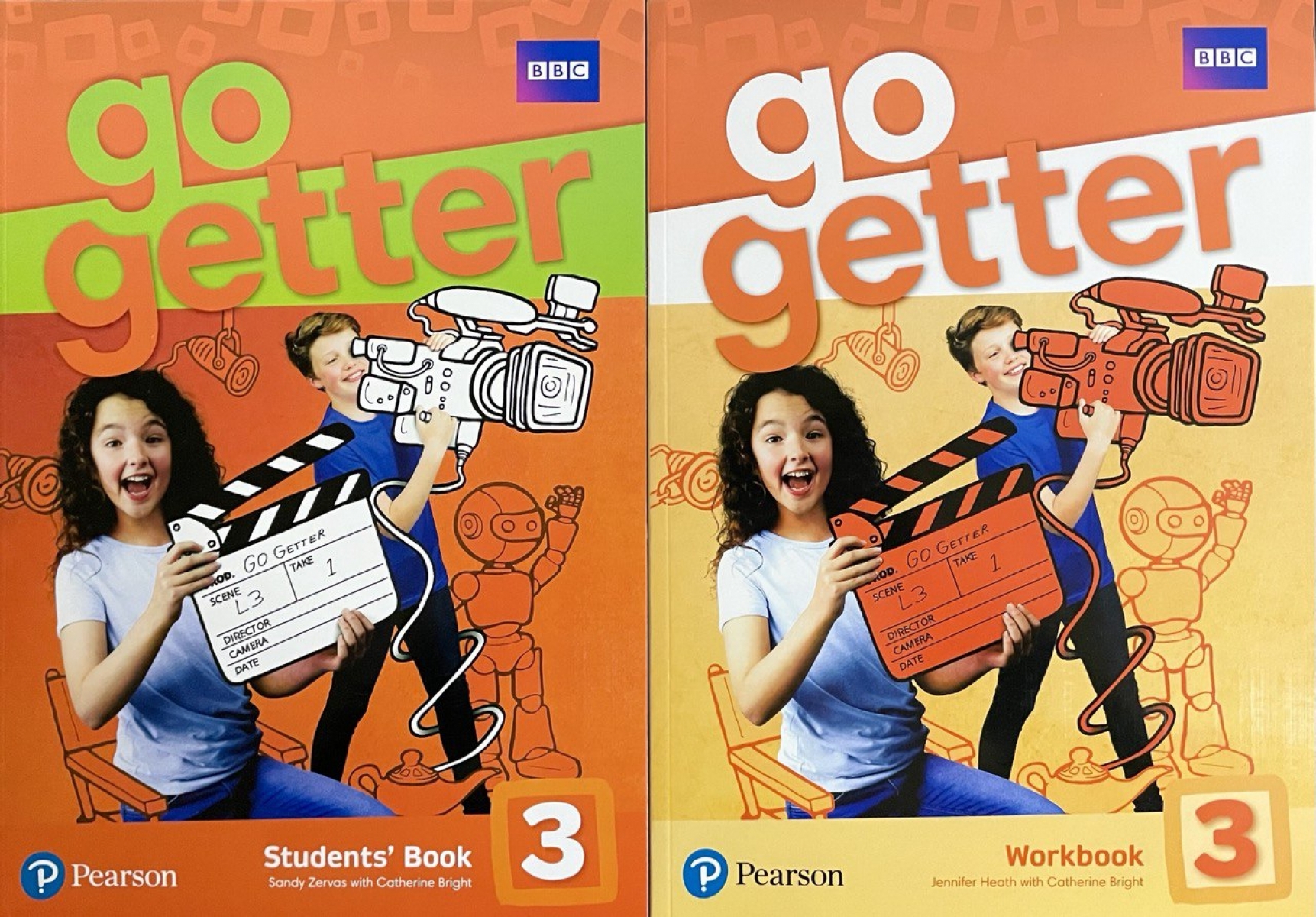 Bright Catherine, Zervas Sandy GoGetter 3. Students Book with CD + Workbook.    . 