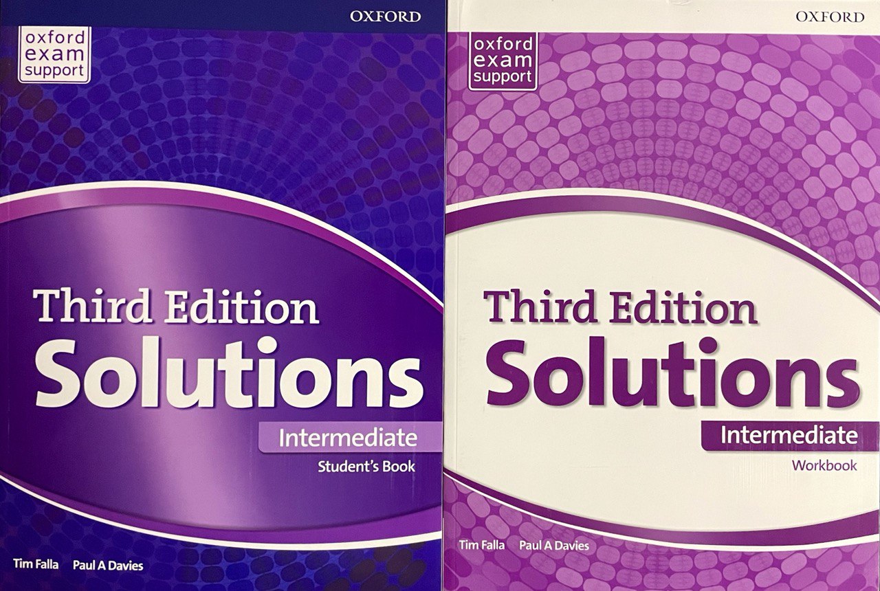 Intermediate student. Solutions (third Edition): Intermediate. Student's book + Workbook. Solutions pre-Intermediate 3rd Edition УМК. Solutions Intermediate 3rd Edition Workbook ответы. Solutions Intermediate 2rd Edition.