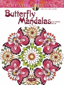 Taylor Jo Creative Haven Butterfly Mandalas Coloring Book 