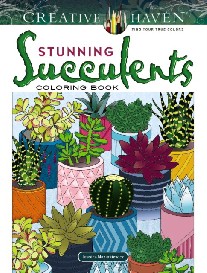 Mazurkiewicz Jessica Creative Haven Stunning Succulents Coloring Book 