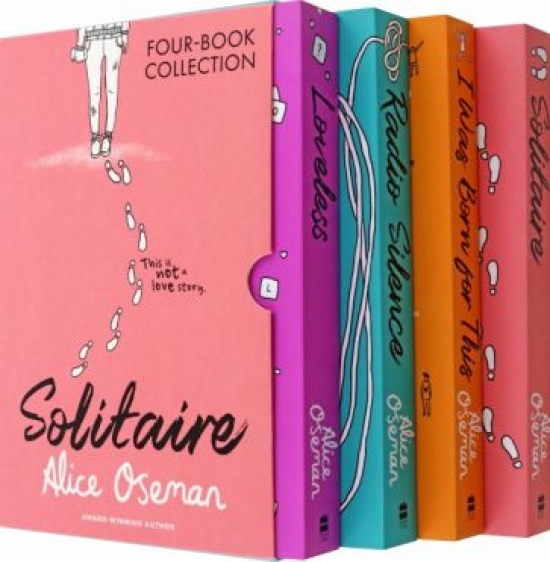 Alice, Oseman Alice oseman four-book collection box set (solitaire, radio silence, i was born for this, loveless) 