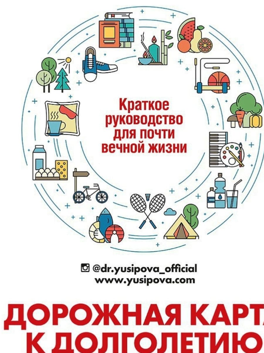 Дорожная карта к долголетию краткое руководство для почти вечной жизни