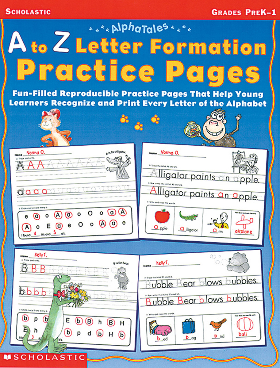 Einhorn, Kama AlphaTales: A to Z Letter Formation Practice Pages 