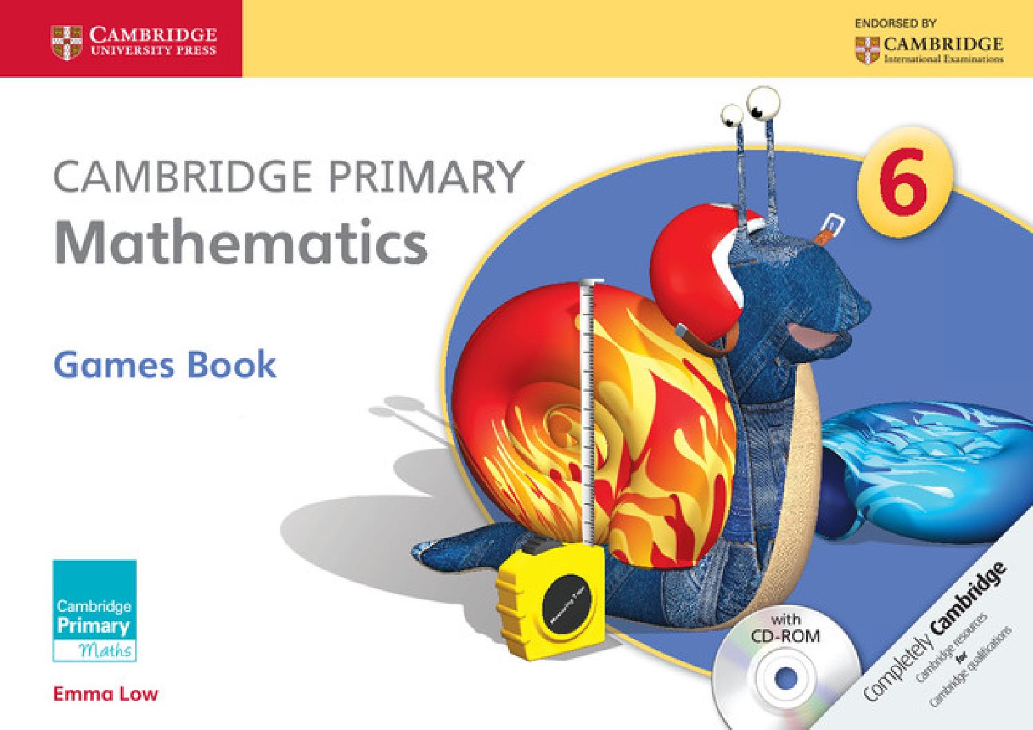 Low Cambridge Primary Mathematics Stage 6 Games Book 