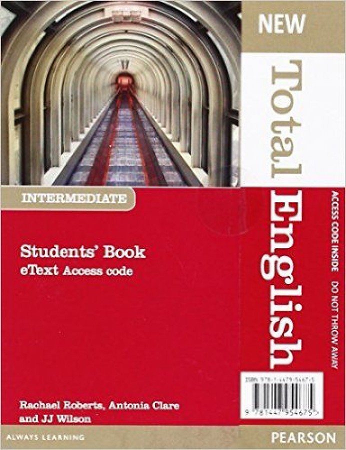 Rachael Roberts New Total English Intermediate Etext Students' Book Access Card 
