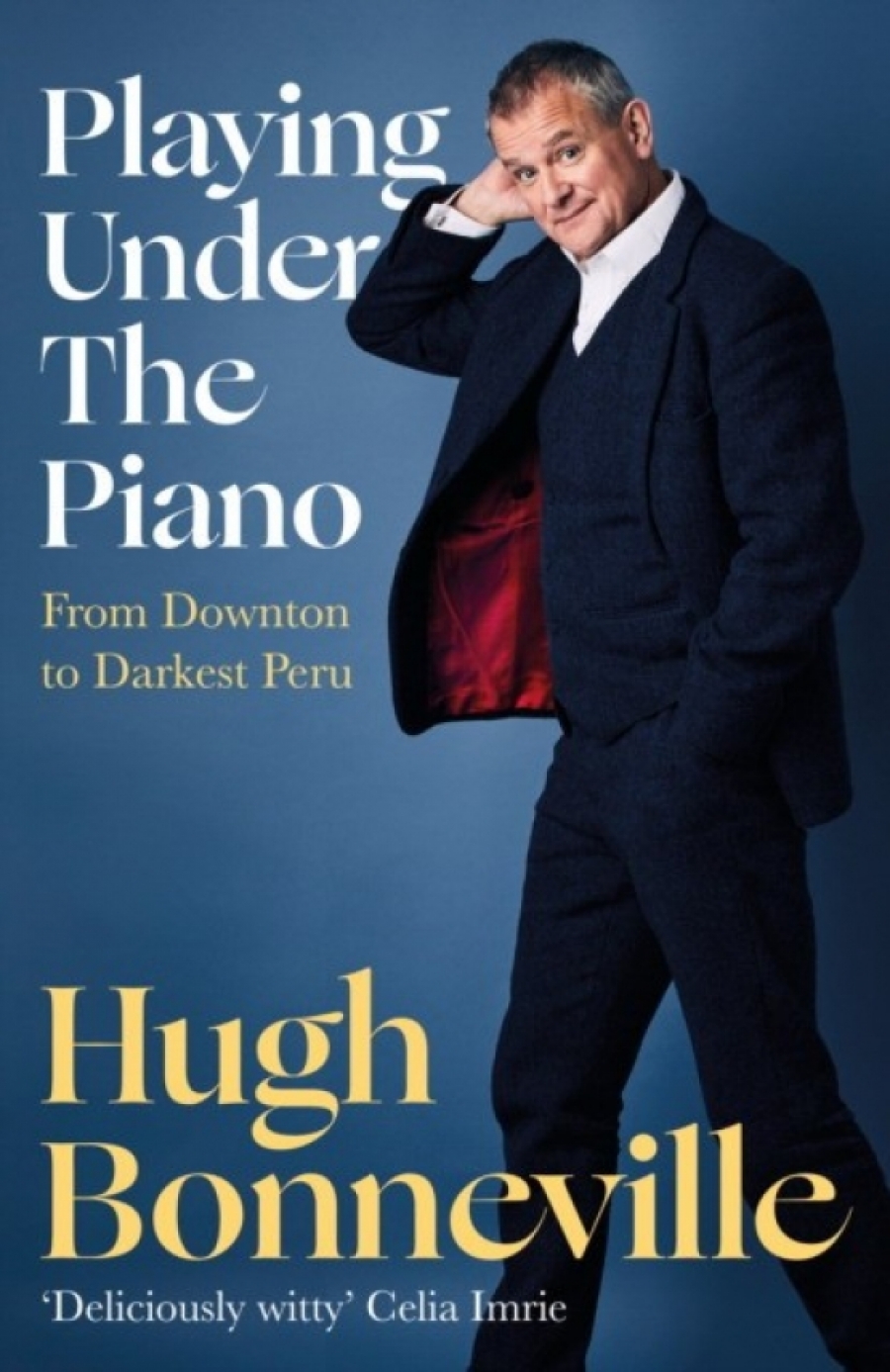 Hugh, Bonneville Playing under the piano 