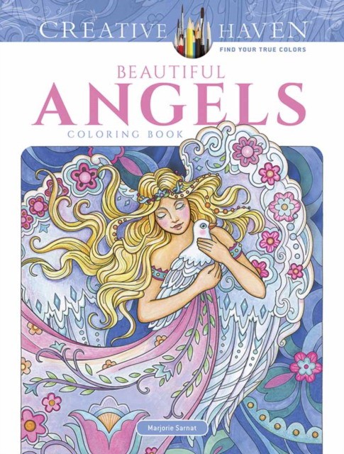 Sarnat Marjorie Creative Haven Beautiful Angels Coloring Book 